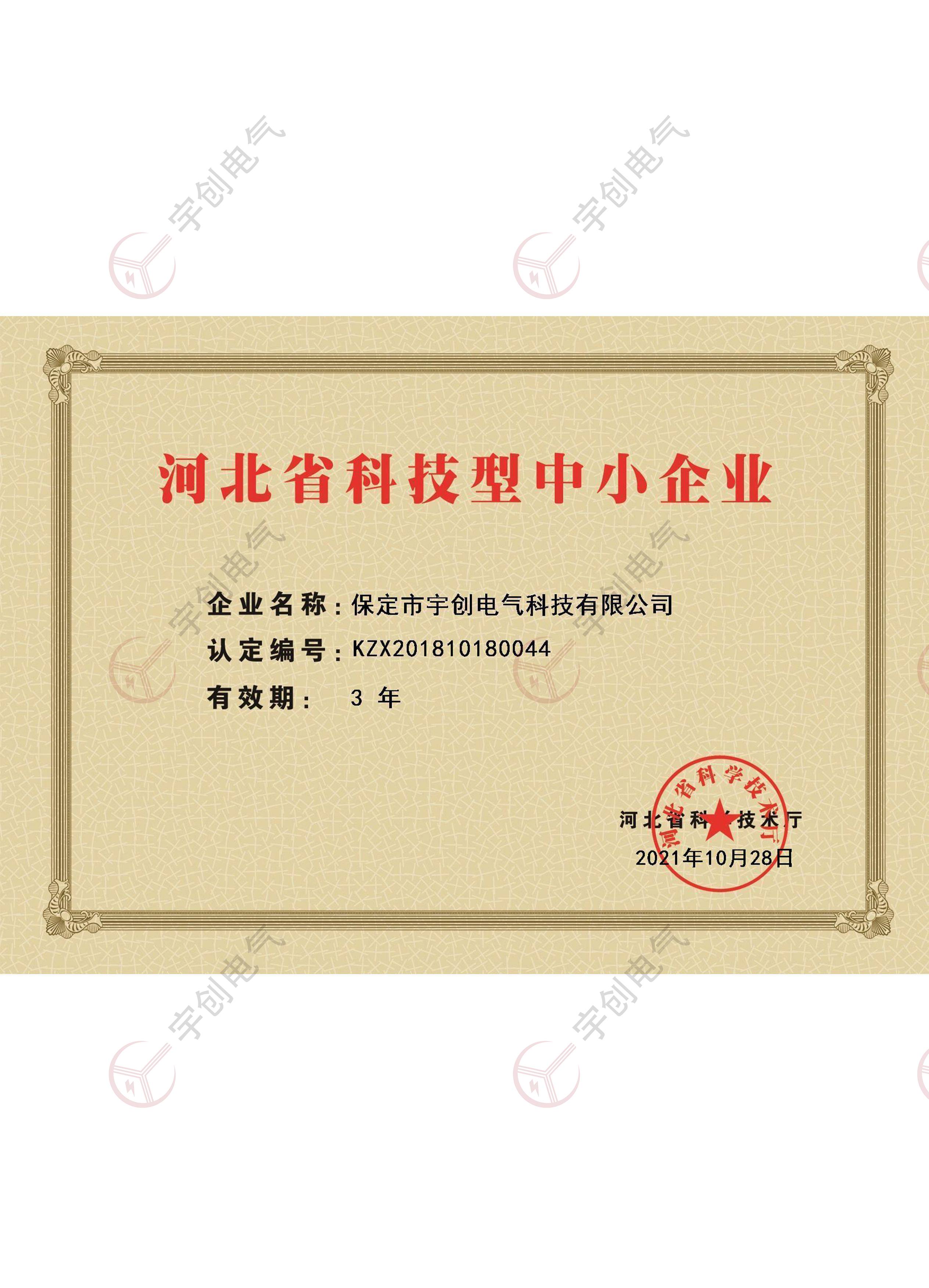 临夏河北省科技型中小企业